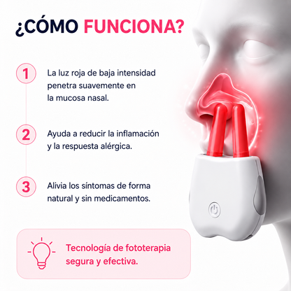 Dispositivo Nasal para alergias
