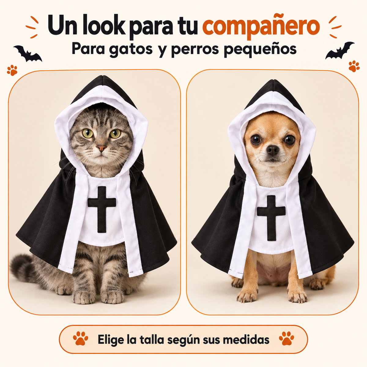 Disfraz de mascota para halloween